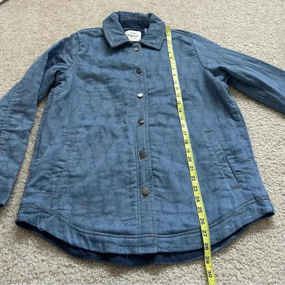 Jachs Girlfriend Ladies Quilted Shirt Jacket Women Size Small Blue 1791105 NWT - Picture 7 of 15